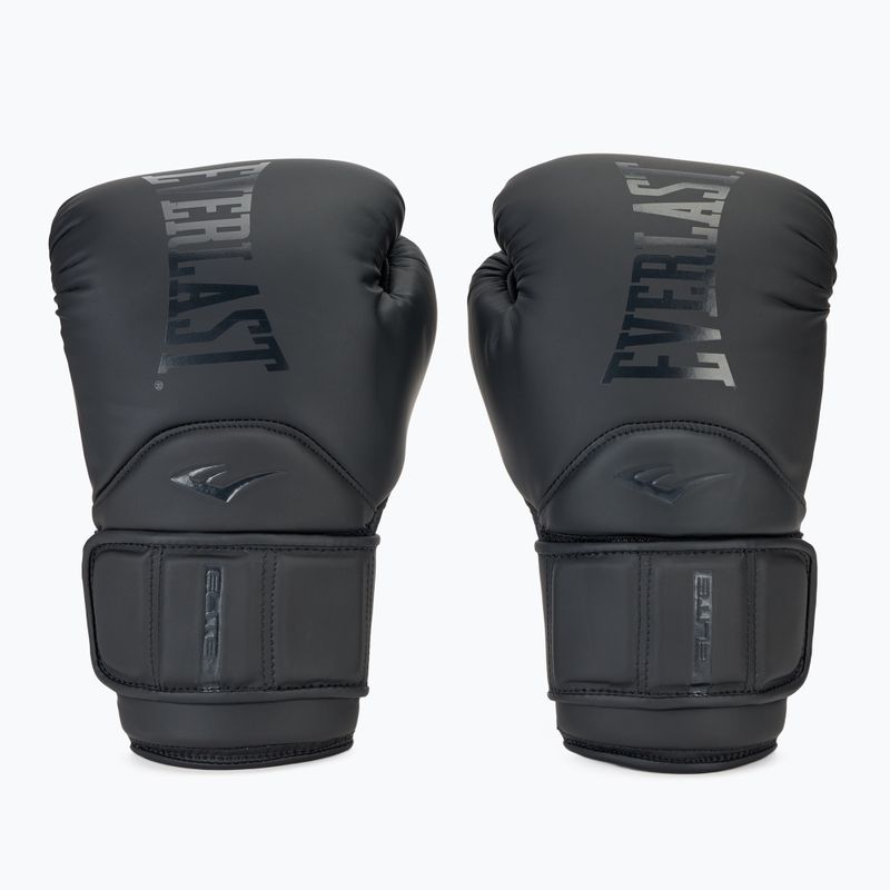Bokso pirštinės Everlast Elite 2 Pro Boxing Leather black 2