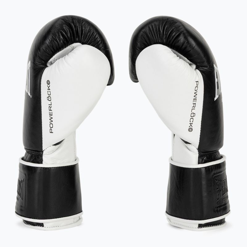 Bokso pirštinės Everlast Powerlock Pro OG H&L black/white 4
