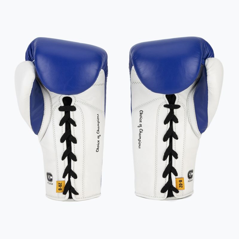 Bokso pirštinės Everlast Powerlock OG Pro Fight blue/white 3