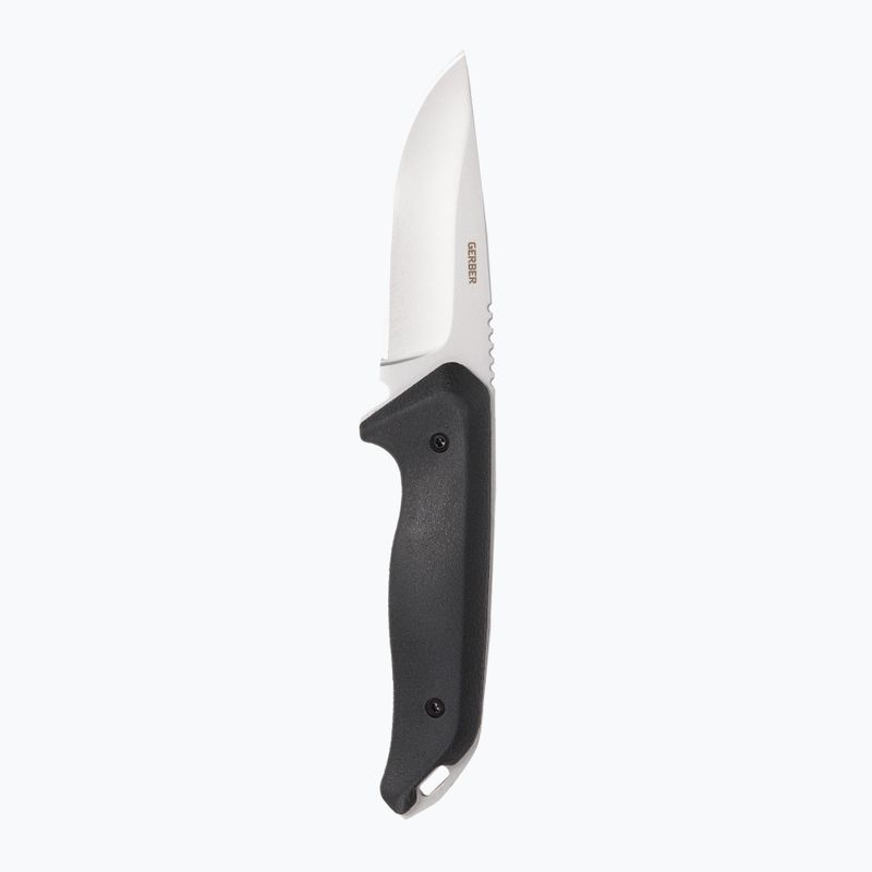 Gerber Moment Fixed Large Drop Point turistinis peilis juodas/sidabrinis 31-003617