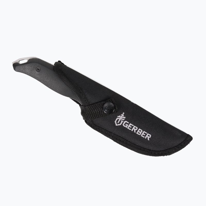 Gerber Moment Fixed Large Drop Point turistinis peilis juodas/sidabrinis 31-003617 3