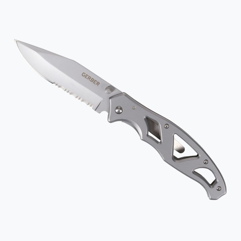 Gerber Paraframe II Folder dantytas sidabrinis turistinis peilis 31-003619