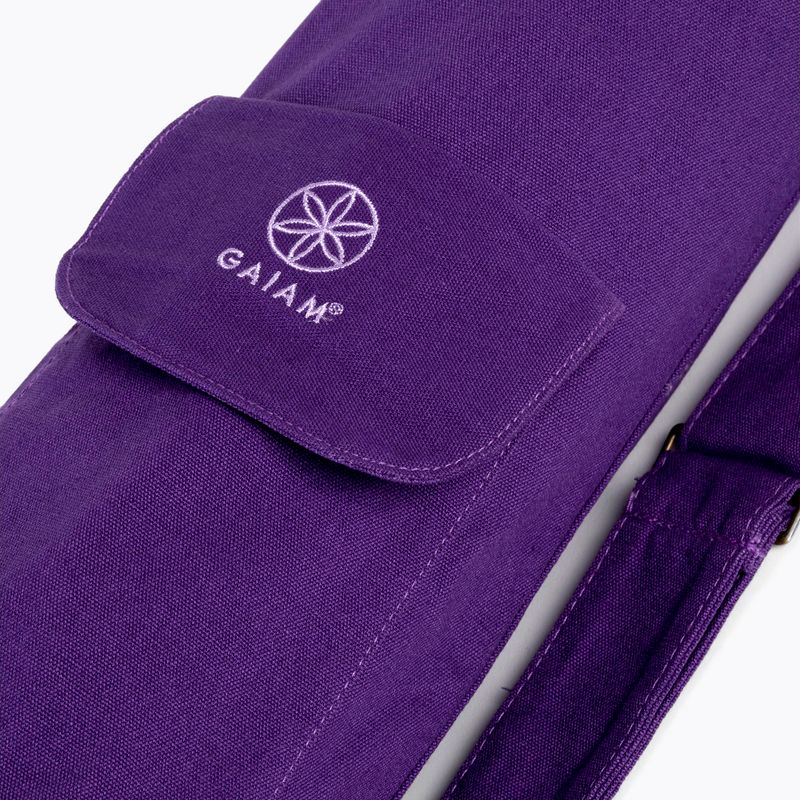 Gaiam krepšys jogos kilimėliui Deep Plum purple 61338 4