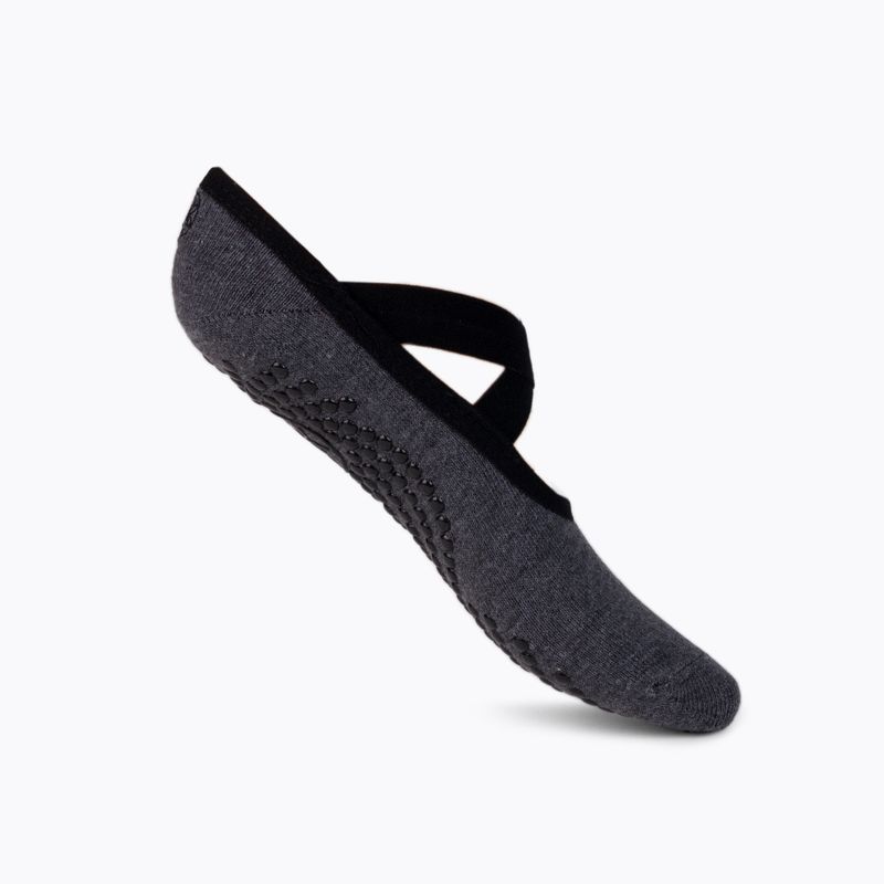 Gaiam moteriškos neslystančios jogos kojinės graphite 63709 2