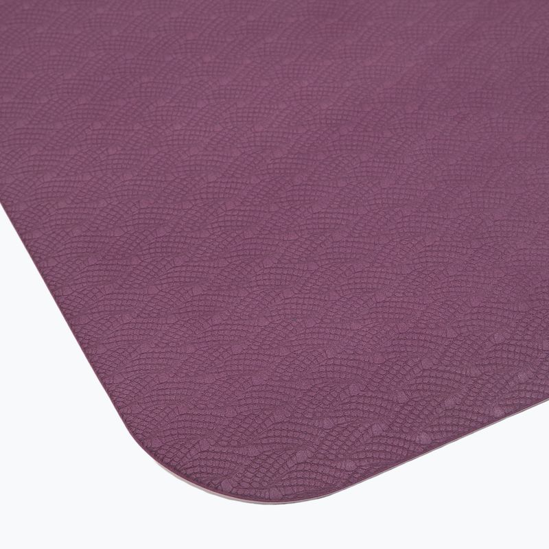 Jogos kilimėlis Gaiam TPE Blush Printed burgndy 4