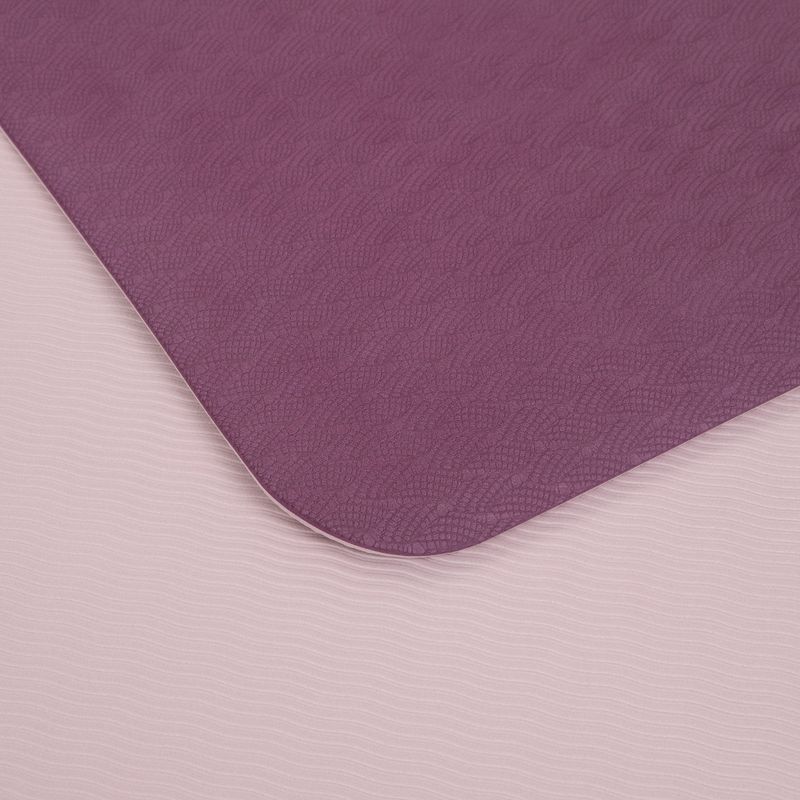 Jogos kilimėlis Gaiam TPE Blush Printed burgndy 5