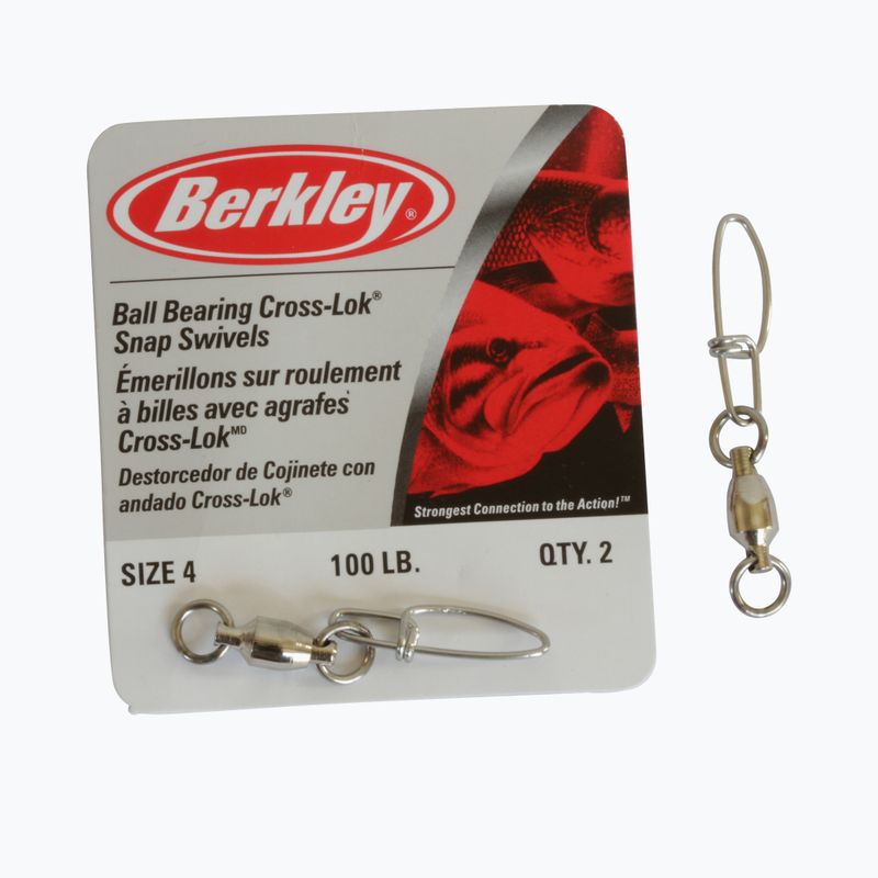 Berkley Mc Mahon Bb su Snaps Swivel spiningo suktukai juoda 1280539