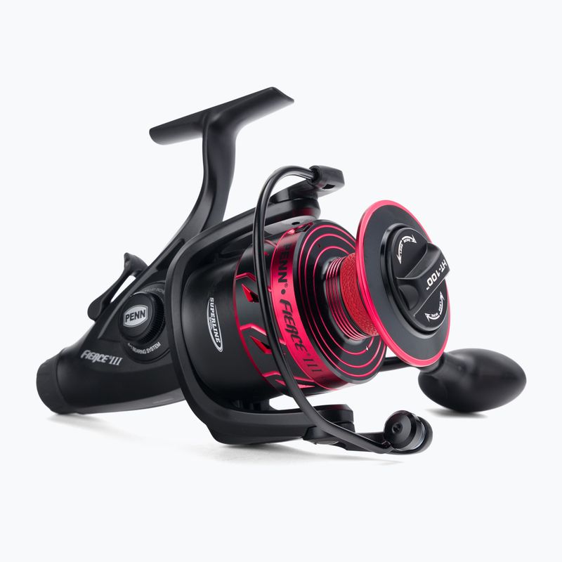 Penn Fierce III Live Liner karpinė ritė juoda ir raudona 1505226