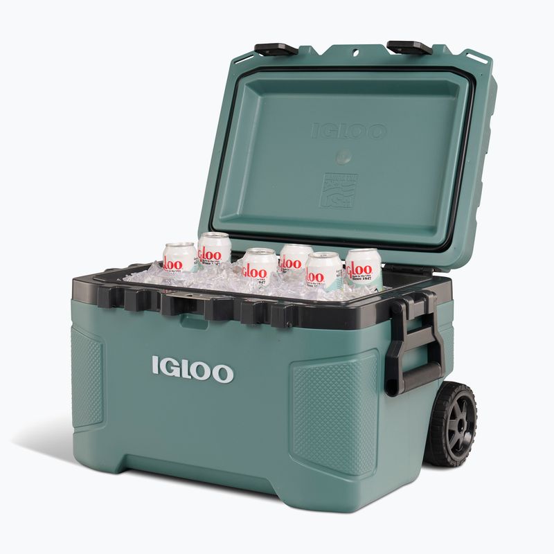 Turistinis šaldytuvas Igloo Trailmate 52 Roller 49 l spruce/obsidian gray 13