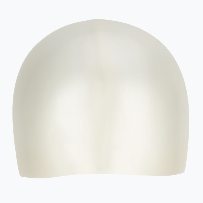 Vaikiška plaukiojimo kepuraitė TYR Wrinkle-Free Silicone white 2