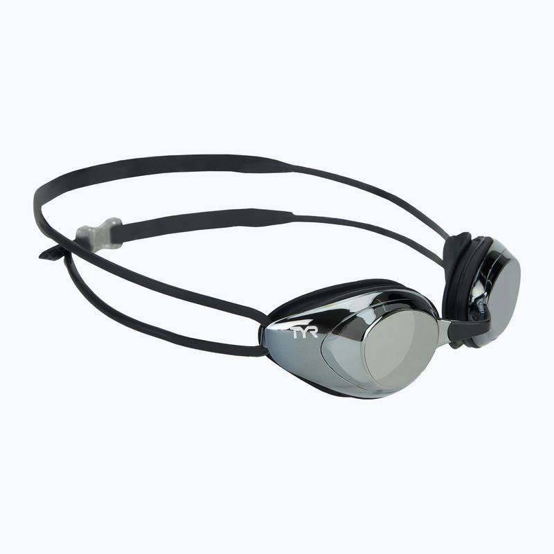 Plaukimo akiniai TYR Blackhawk Racing Mirrored silver/ metal/ black