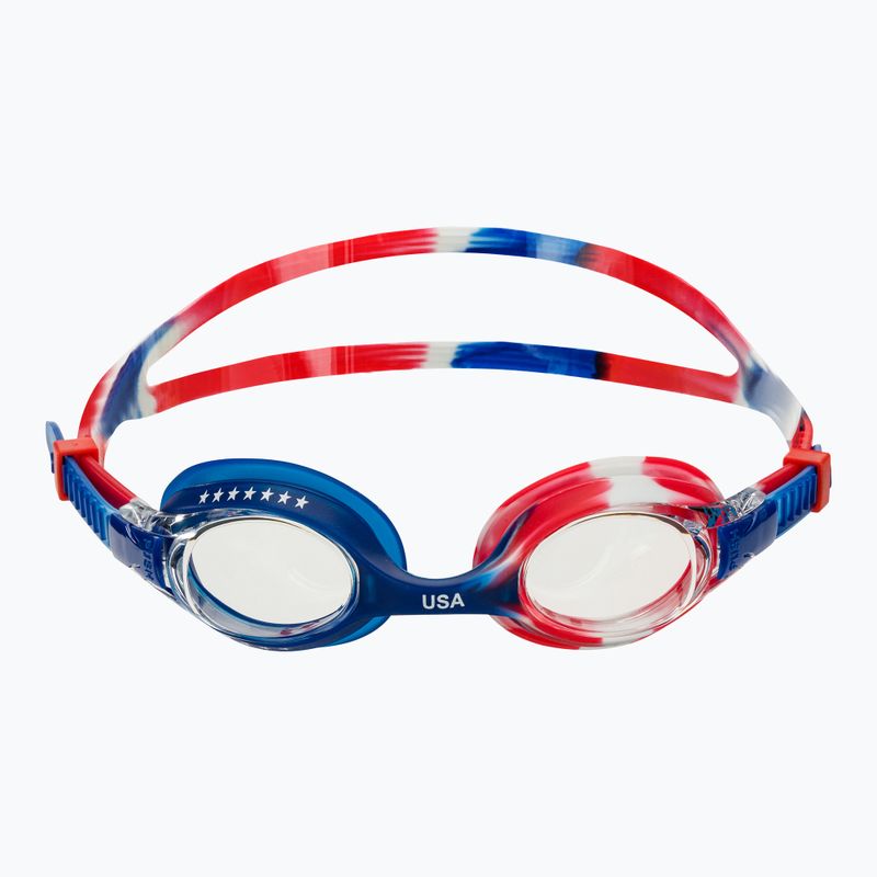 Plaukimo akiniai TYR Swimple USA clear/red/navy 2