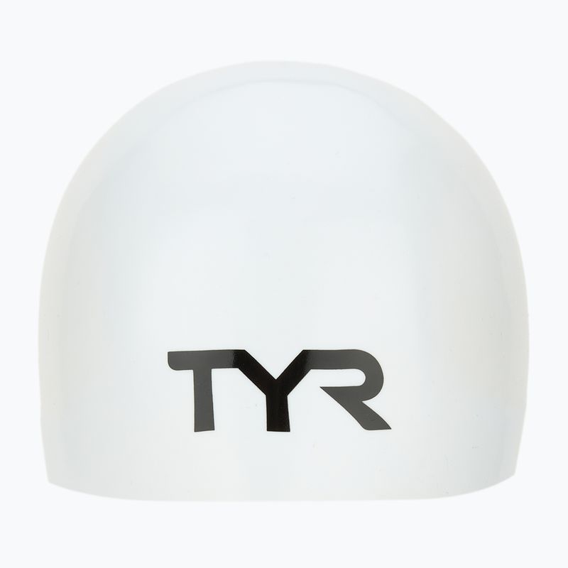 Plaukimo kepuraitė TYR Competitor Racing white