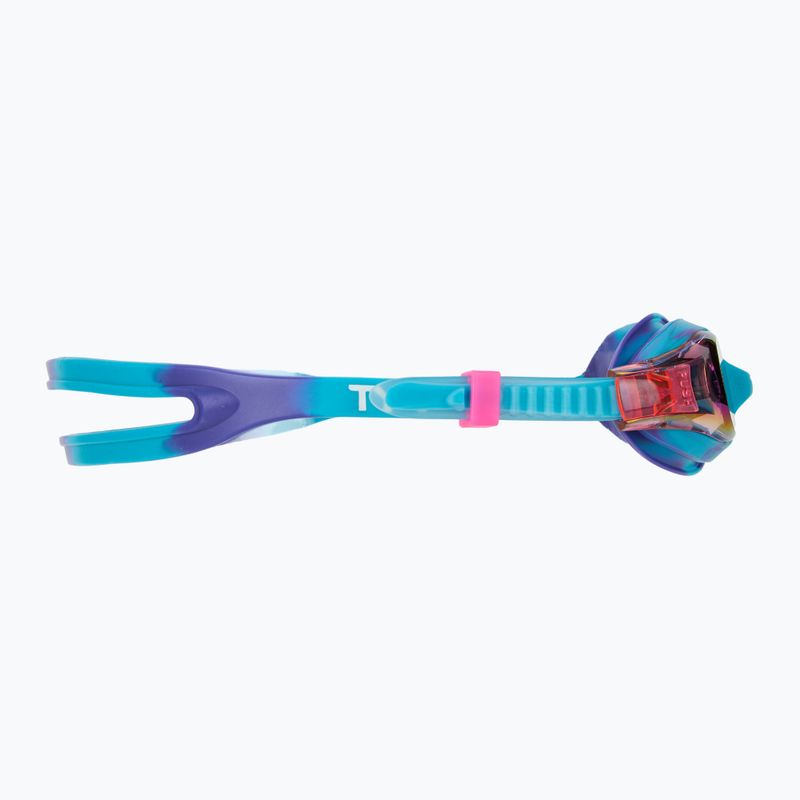 Vaikiški plaukmo akiniai TYR Swimple Tie Dye Mirrored purple/turqoise/purple 3