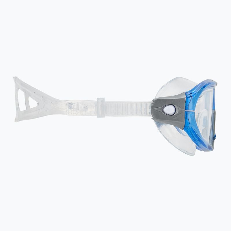 Plaukimo kaukė TYR Orion clear/ blue/ grey 3