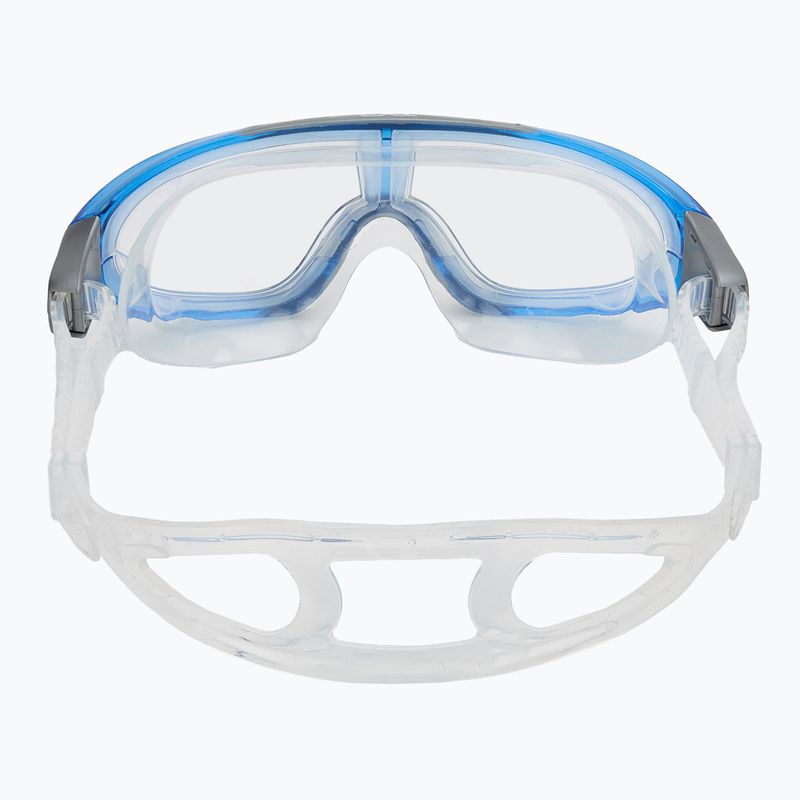 Plaukimo kaukė TYR Orion clear/ blue/ grey 4