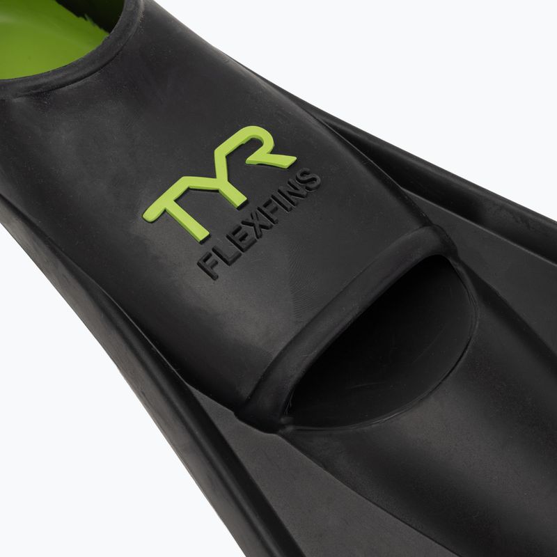 Plaukimo pelekai TYR Flex 2.0 black 6
