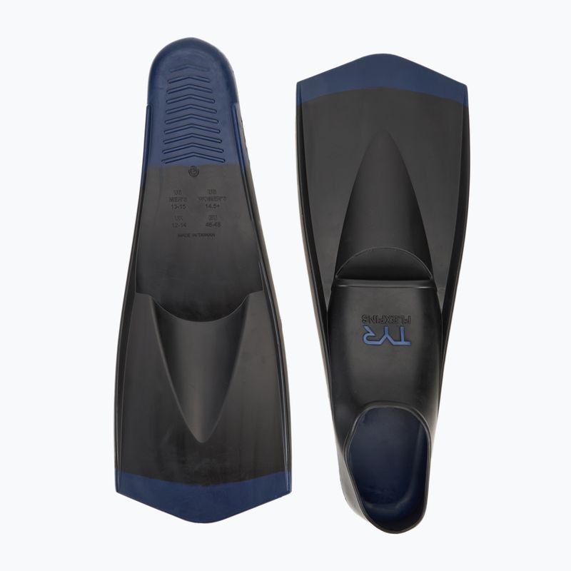 Plaukimo pelekai TYR Flex 2.0 blue