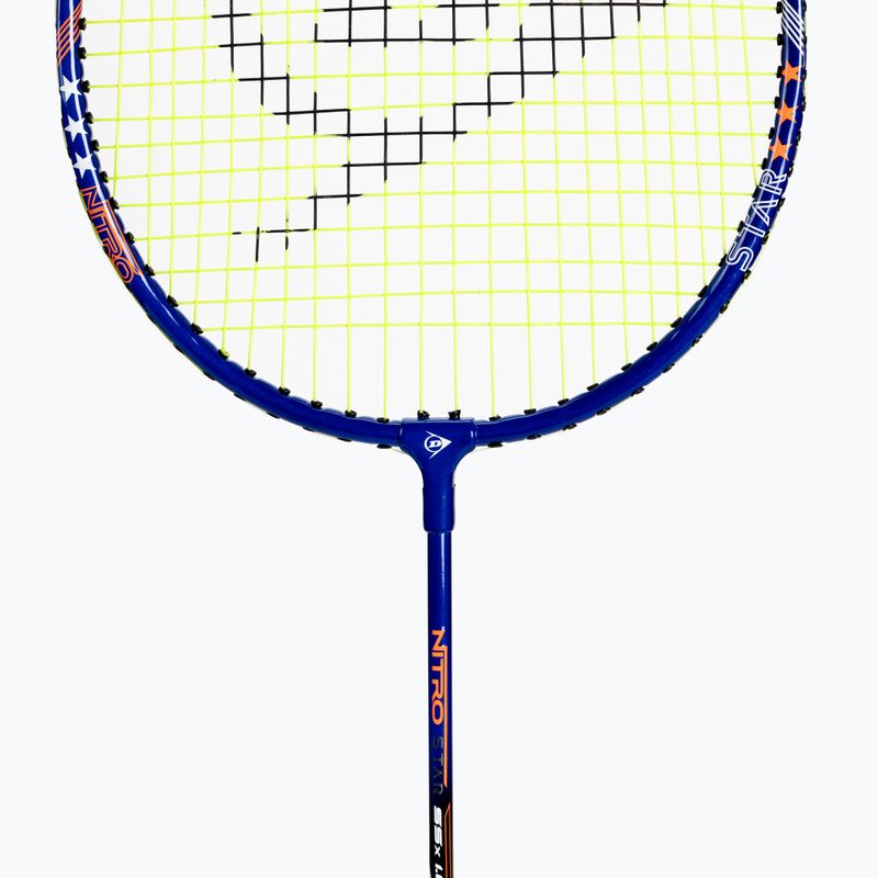 Dunlop Nitro-Star SSX 1.0 4 žaidėjų badmintono rinkinys mėlyna/geltona 13015340 6