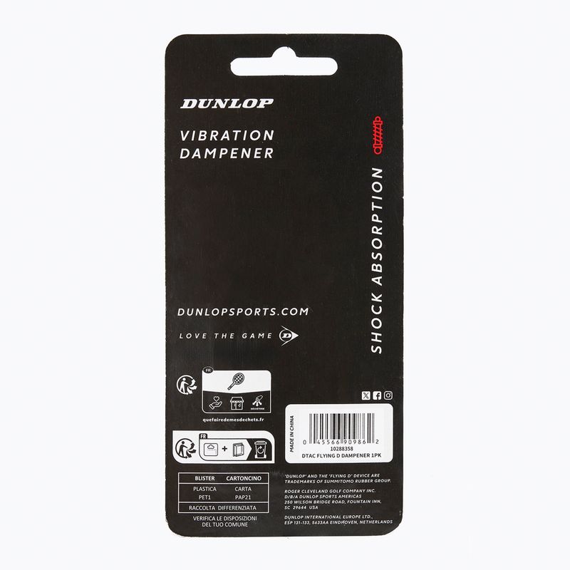 Vibracijų slopintuvas Dunlop Flying D Dampener 2 vnt. red/black 2