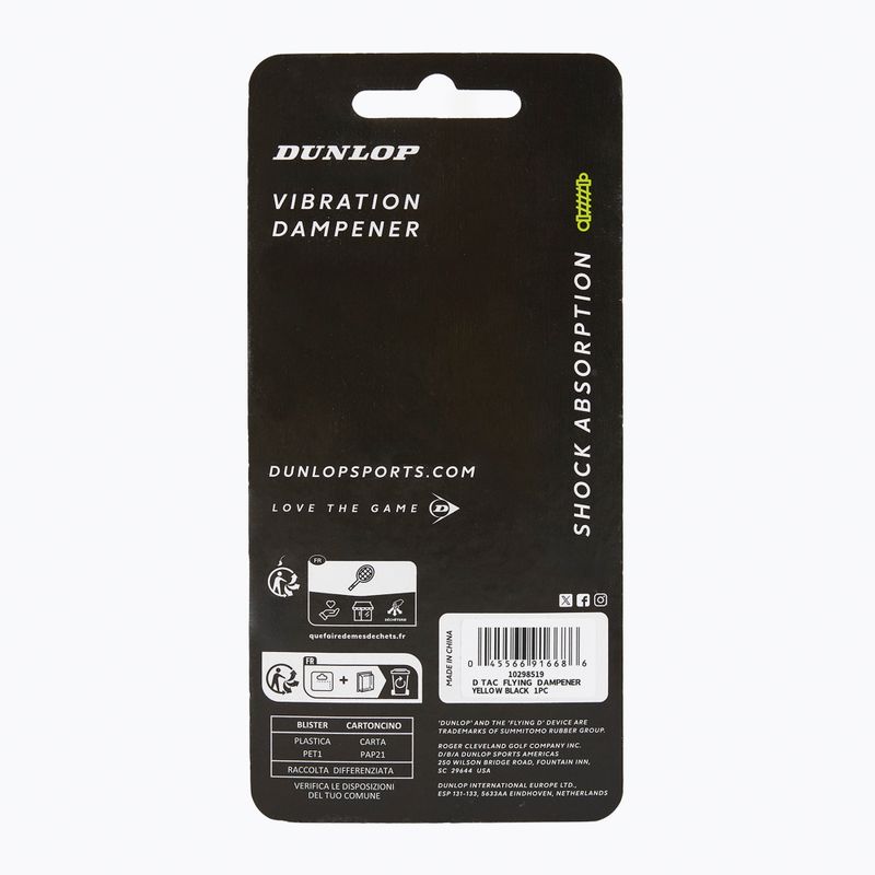 Vibracijų slopintuvas Dunlop Flying D Dampener 2 vnt. yellow/black 2