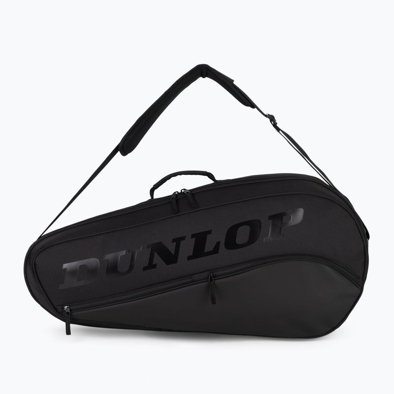 Teniso krepšys Dunlop D Tac Team 3RKT black/ black 2