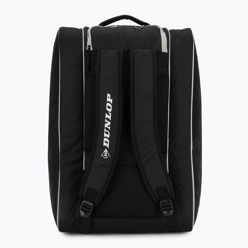 Krepšys padelio raketėms Dunlop Padel Pro Series black/silver 4