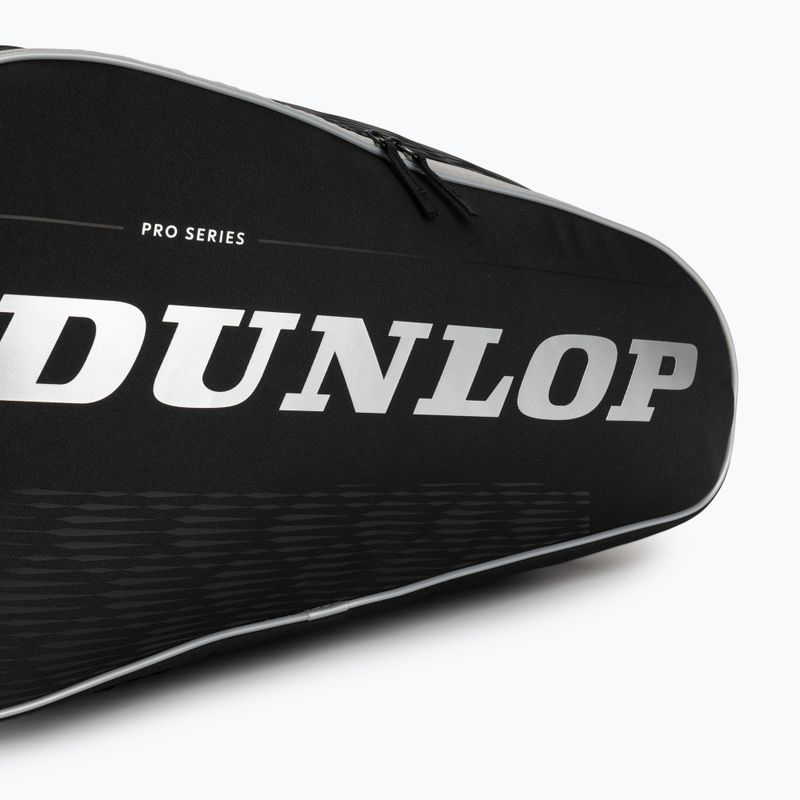 Krepšys padelio raketėms Dunlop Padel Pro Series black/silver 7