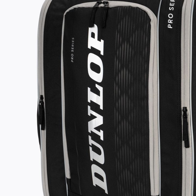 Krepšys padelio raketėms Dunlop Padel Pro Series black/silver 8