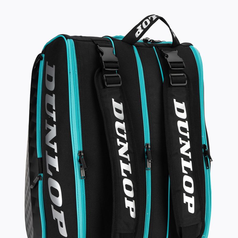 Krepšys padelio raketėms Dunlop Padel Elite black/petrol 8