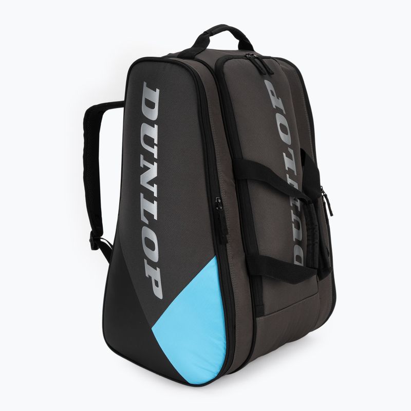 Krepšys padelio raketėms Dunlop Padel FX Team black/cyan/gun metal 5