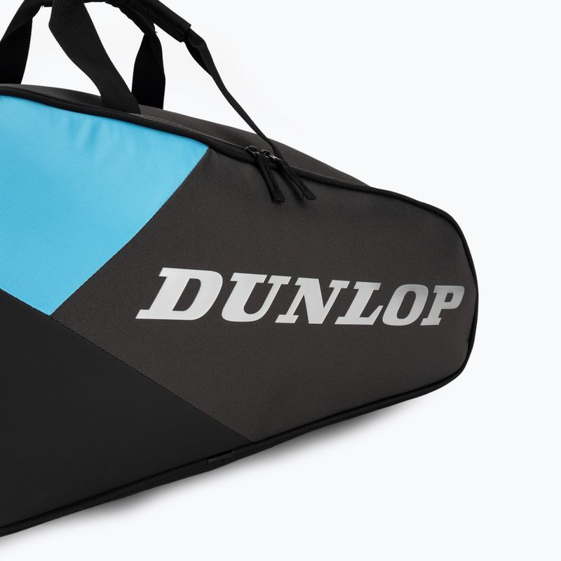 Krepšys padelio raketėms Dunlop Padel FX Team black/cyan/gun metal 7