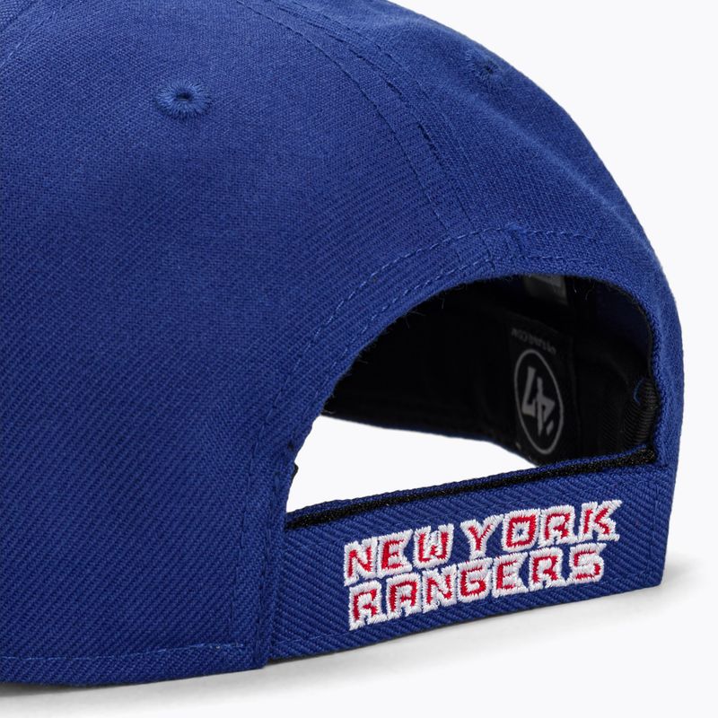 Kepuraitė su snapeliu 47 Brand NHL New York Rangers MVP royal blue 3