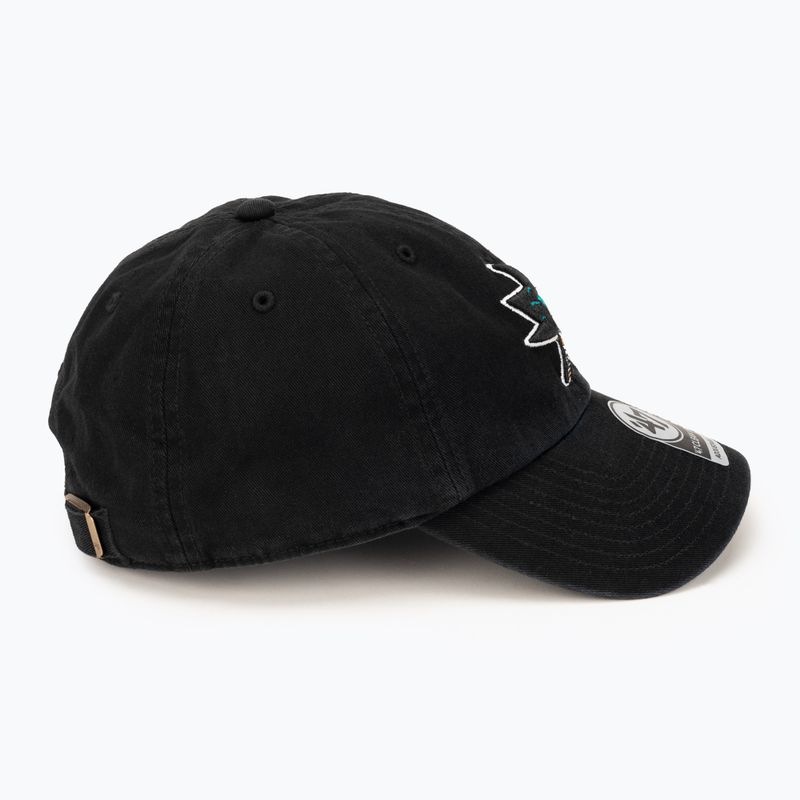 Kepuraitė su snapeliu 47 Brand NHL San Jose Sharks CLEAN UP black 2