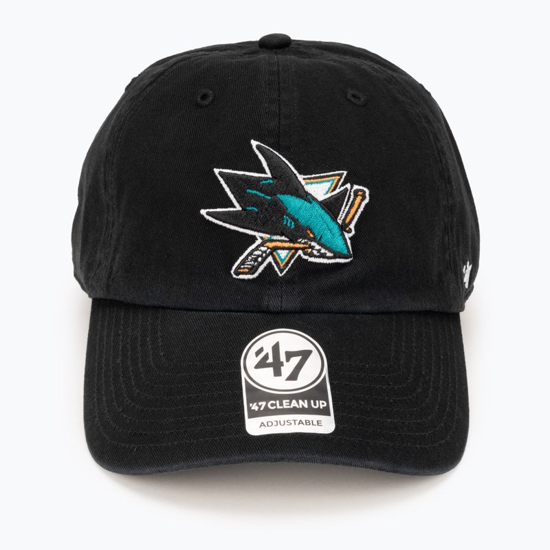 Kepuraitė su snapeliu 47 Brand NHL San Jose Sharks CLEAN UP black 4