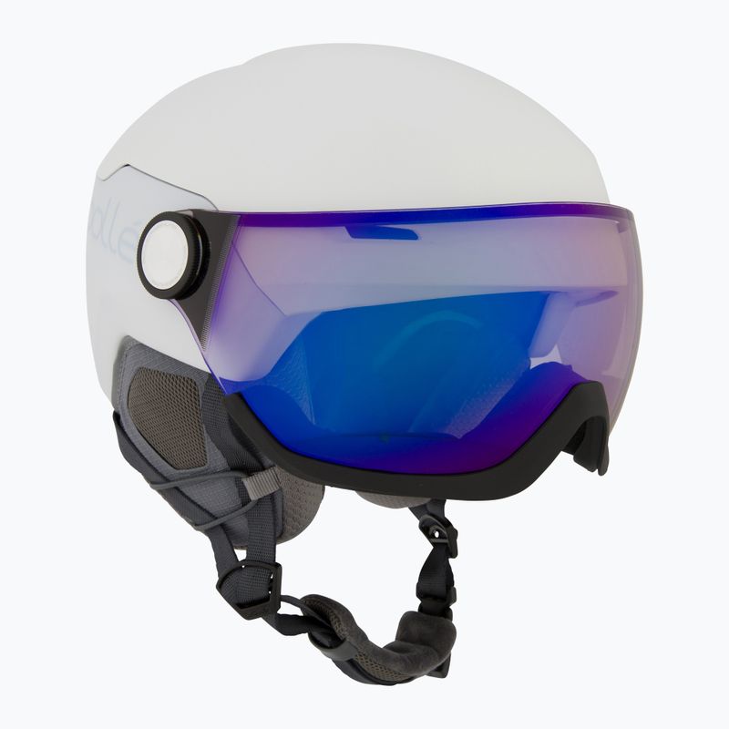 Slidinėjimo šalmas Bollé V-Ryft Pure pearl matte/photochromic blue