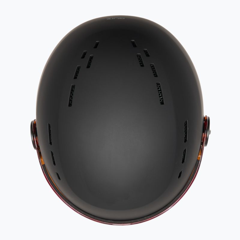 Vaikiškas slidinėjimo šalmas Bollé Quiz Visor Jr black/blue matte/orange gun 6