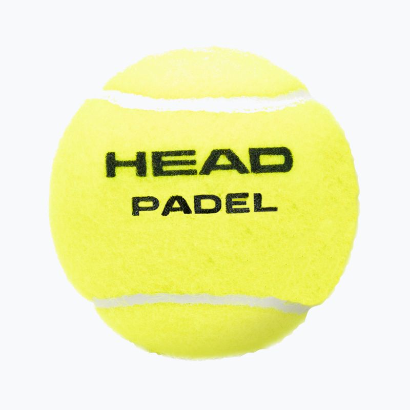 HEAD padelio kamuoliukai 3 vnt. geltoni 575603 2
