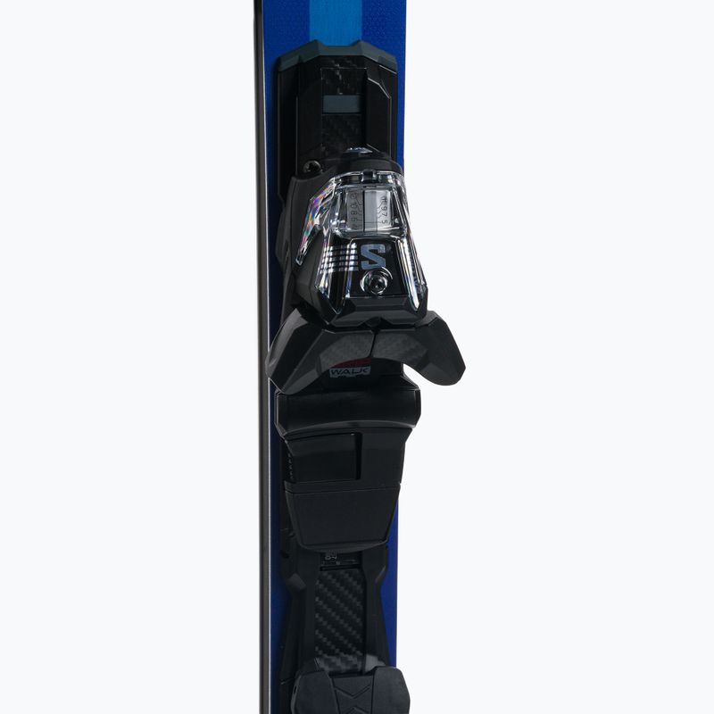 Salomon S Race GS 10 + M12 GW mėlynos ir baltos spalvos kalnų slidės L47038300 6