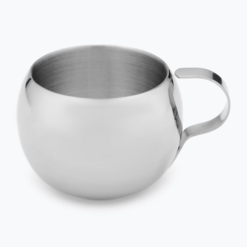 GSI Outdoors Glacier nerūdijančio plieno dvigubos sienelės Espresso puodelis sidabrinis 63390 2
