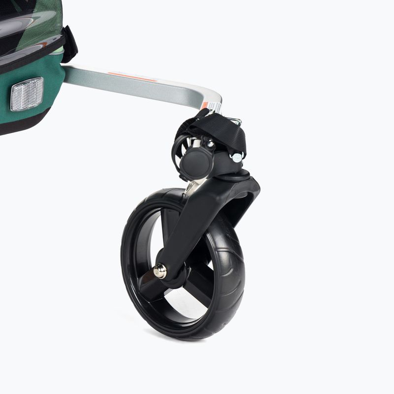 Thule Coaster XT dviračių priekaba+vaikiškas vežimėlis dvivietis žalias 10101820 5