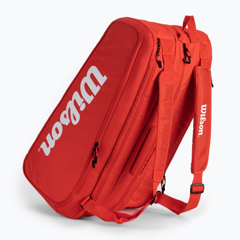 Wilson Super Tour 15 PK teniso krepšys raudonas WR8010301