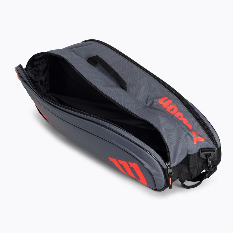 Wilson Team 6PK teniso krepšys raudonas WR8009803 6