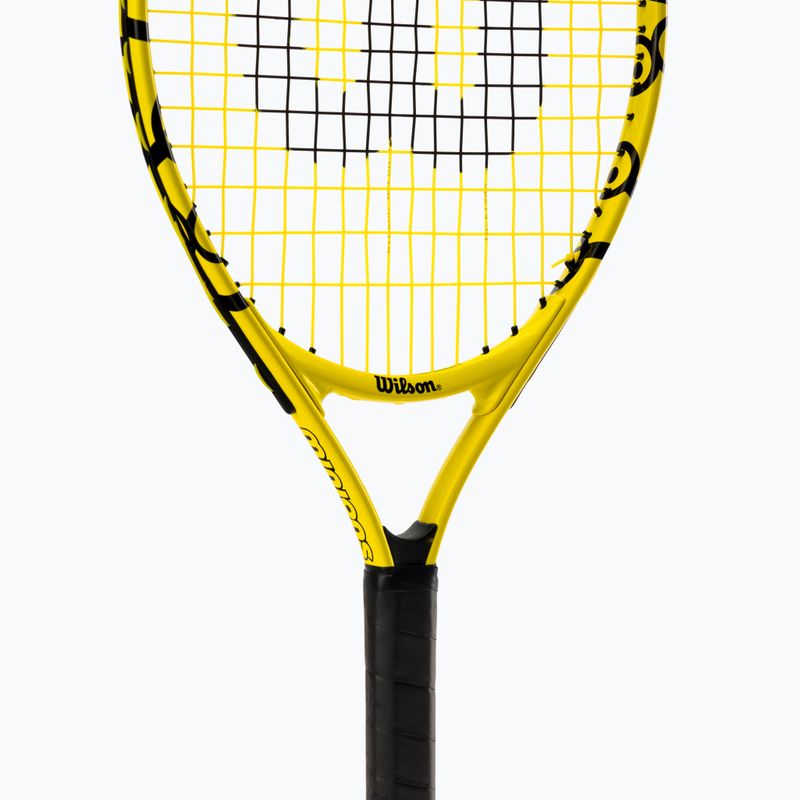 Wilson Minions Jr 23 vaikiška geltonos ir juodos spalvų teniso raketė WR069110H+ 5