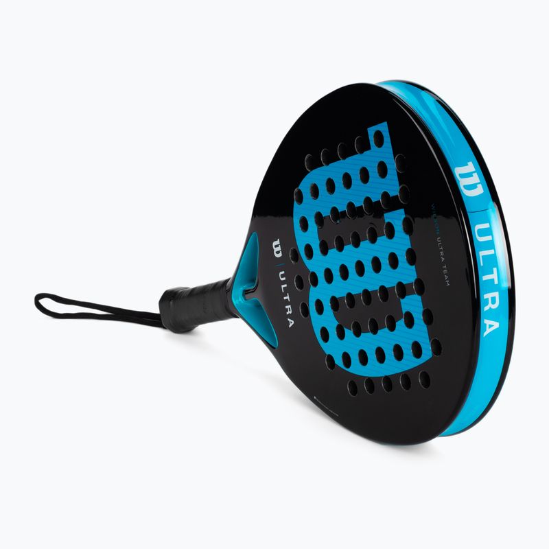Wilson Ultra Team V2 Padel juodai mėlyna raketė WR067011U2 2
