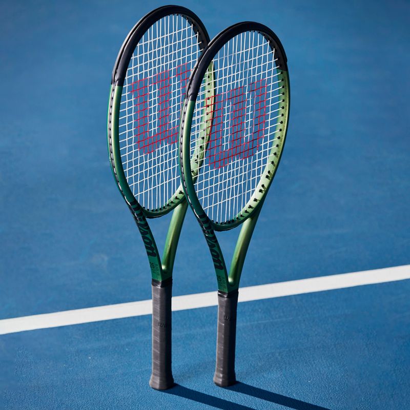 Wilson Blade 25 V8.0 vaikiška teniso raketė juoda-žalia WR079310U 9