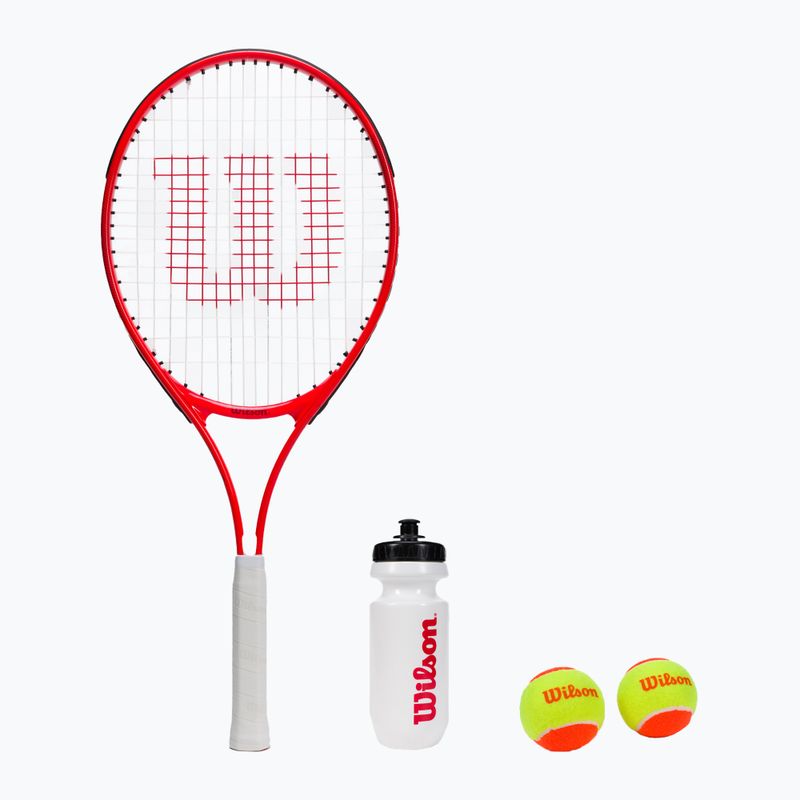 Wilson Roger Federer vaikų teniso pradinis rinkinys 25 raudonos spalvos WR082910F