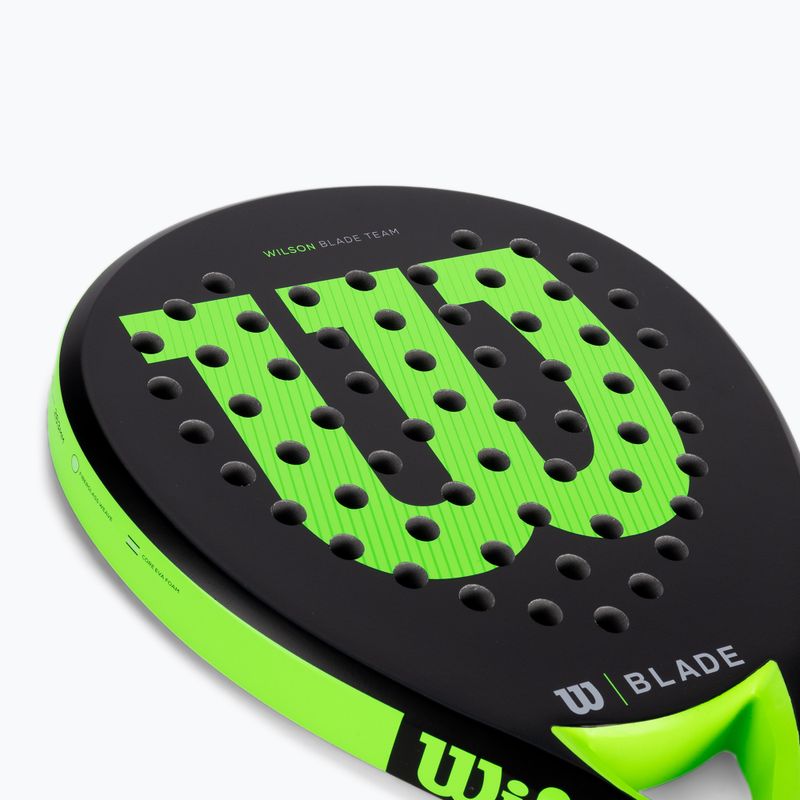 Wilson Blade Team V2 Padel raketė juodai žalia WR067411U2 5