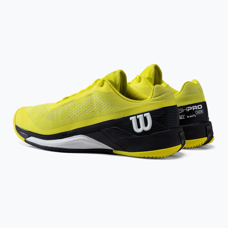 Vyriški teniso bateliai Wilson Rush Pro 4.0 yellow WRS328610 3