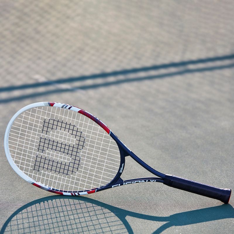 Wilson Fusion XL teniso raketė juodai balta WR090810U 7